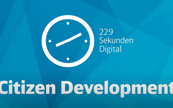 229 Sekunden Digital: Citizen Development