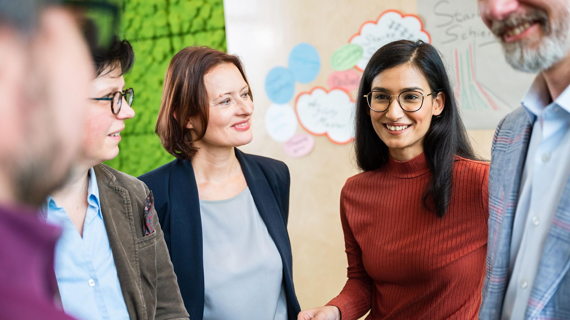 Employees of DB Systel in a meeting