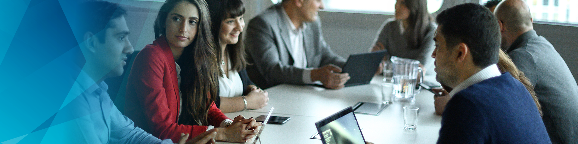 People in a meeting