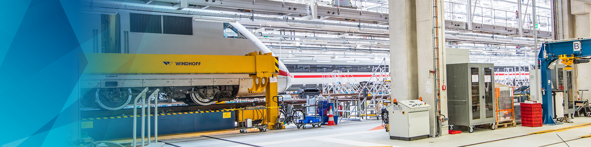 View of a DB maintenance facility